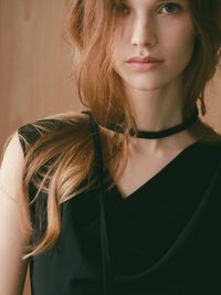 elegant drape maxi dress