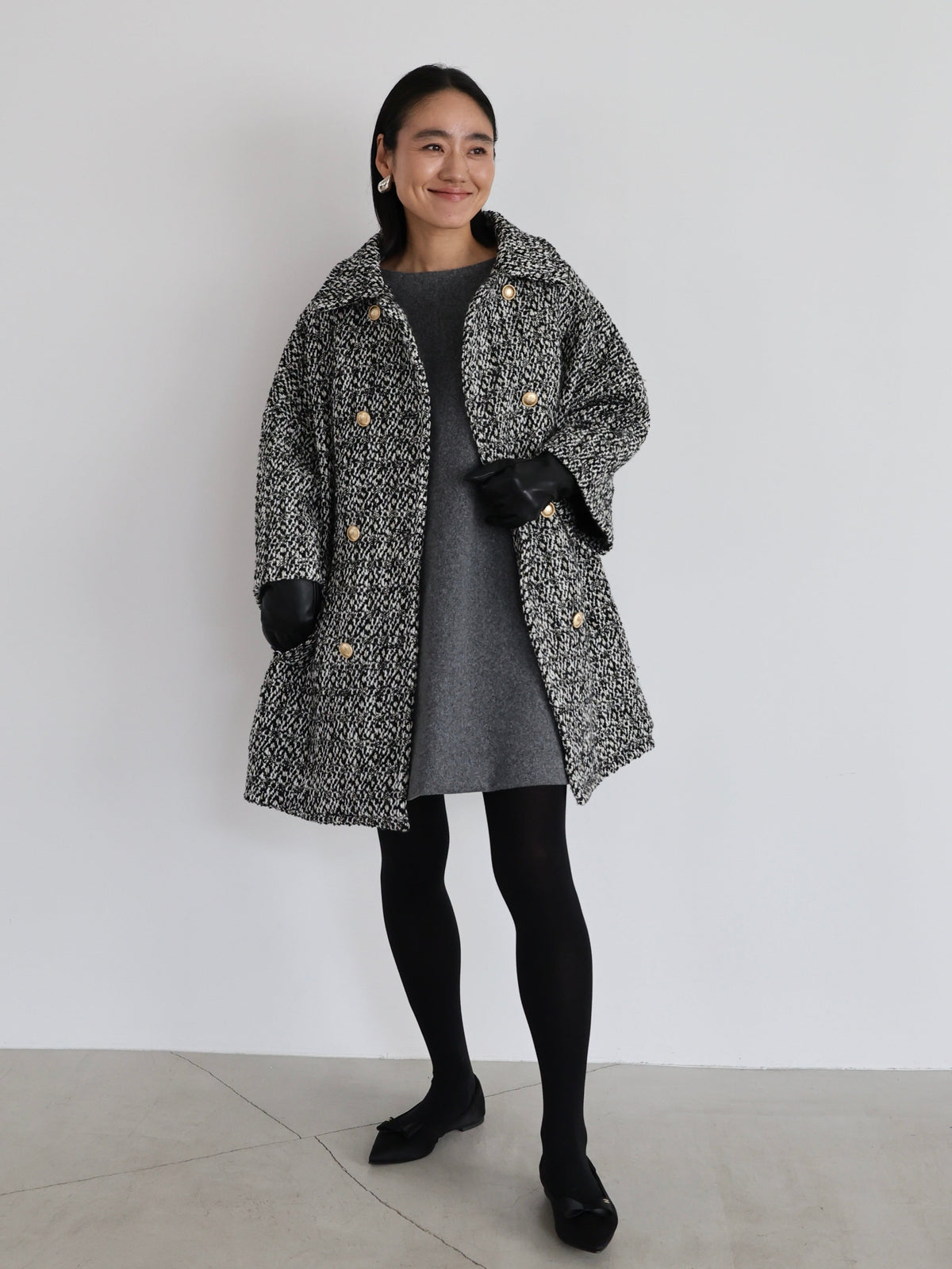 【AMOMMA】TOUCH SCREEN SHEEP LEATHER LONG GLOVES