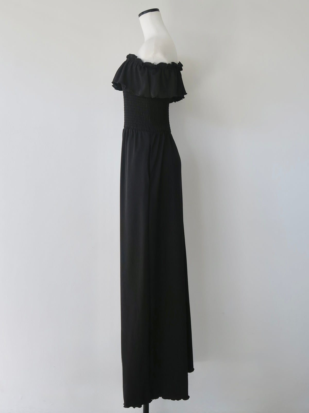 frill maxi jumpsuit