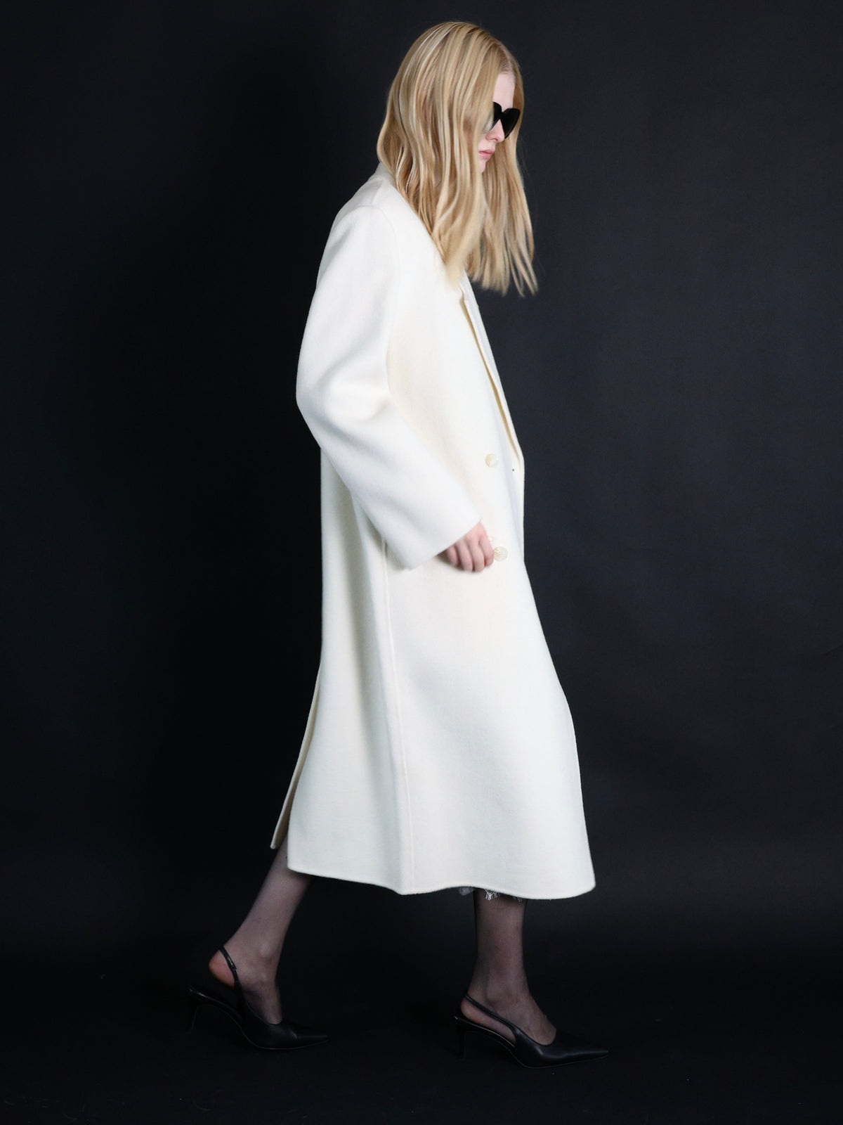 【AMOMMA】CASHMERE PADDED LONG COAT