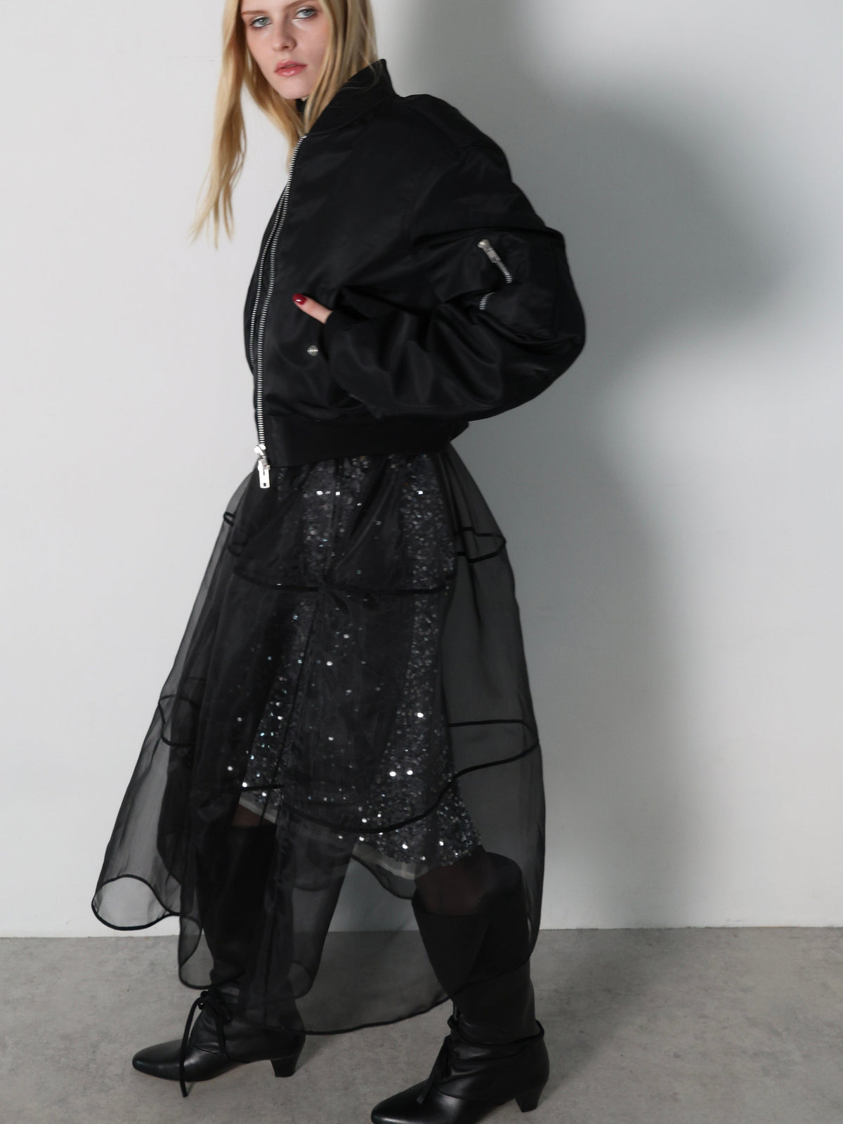 【SAMPLE SALE / AMOMMA】PADDED MA-1 JACKET