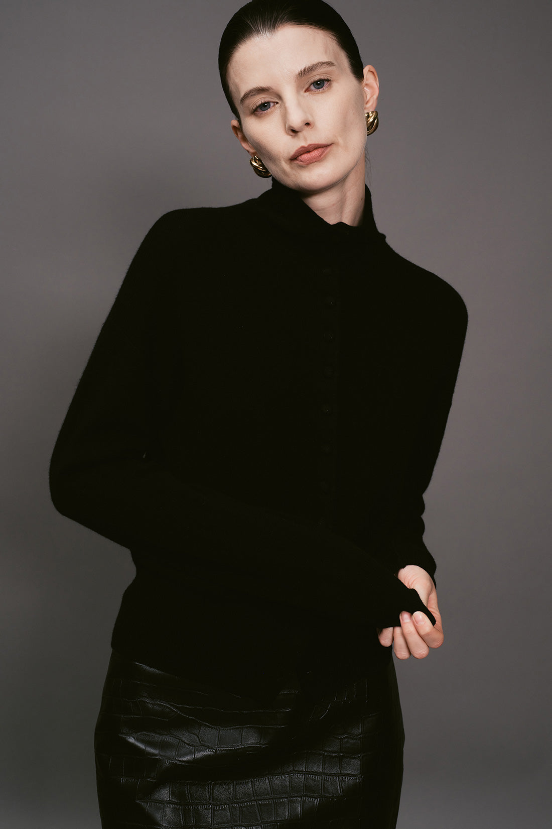 【ELBORN】Maeve Wool Cashmere Knit Cardigan