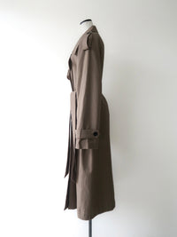 Moca long trench coat