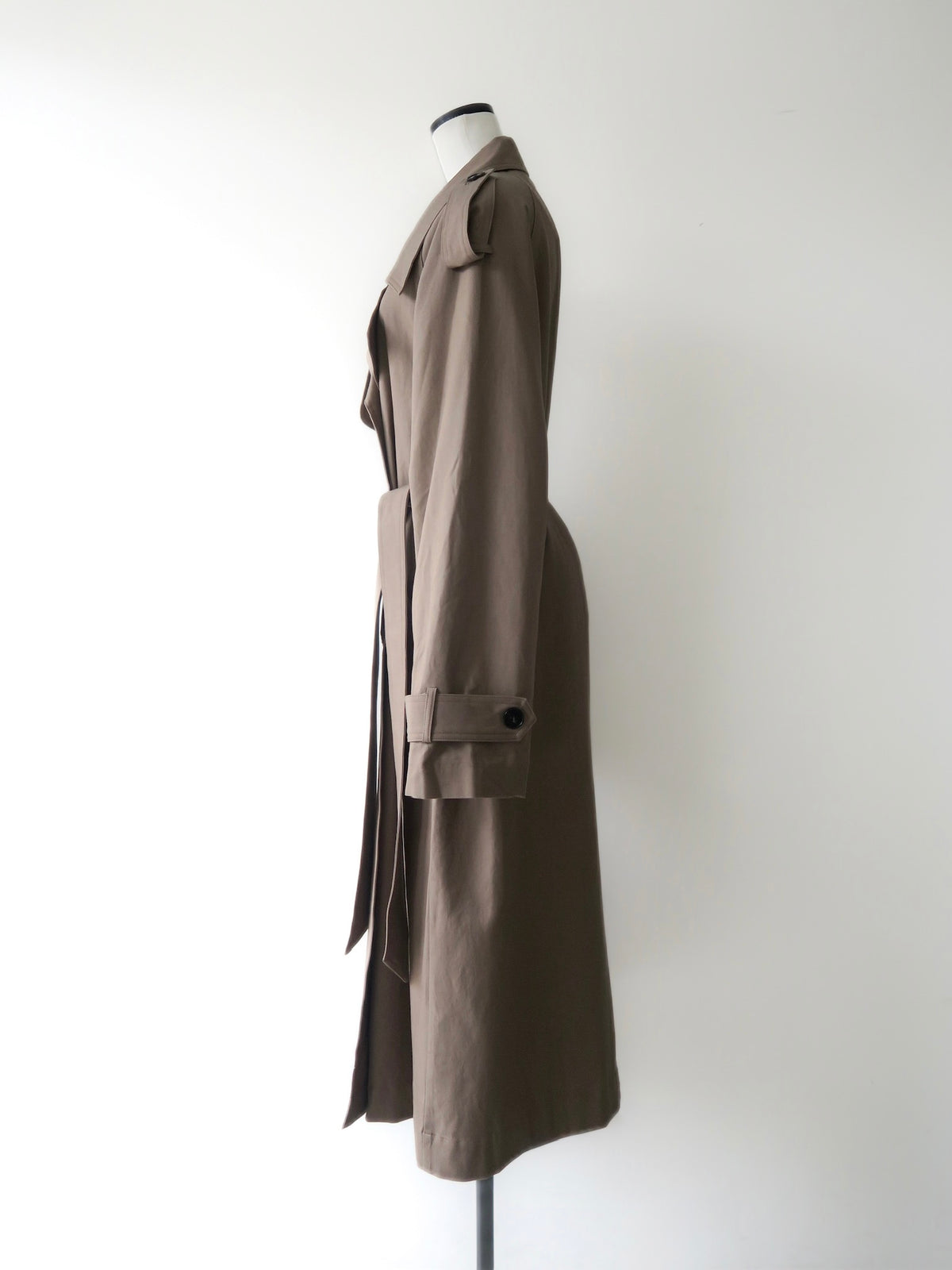 Moca long trench coat