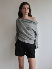 【SAMPLE SALE / miies miim】off shoulder drape tops