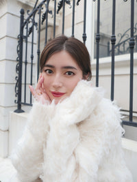 【célon】Poodle Shaggy Knit