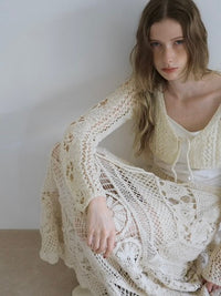 openwork knit bolero