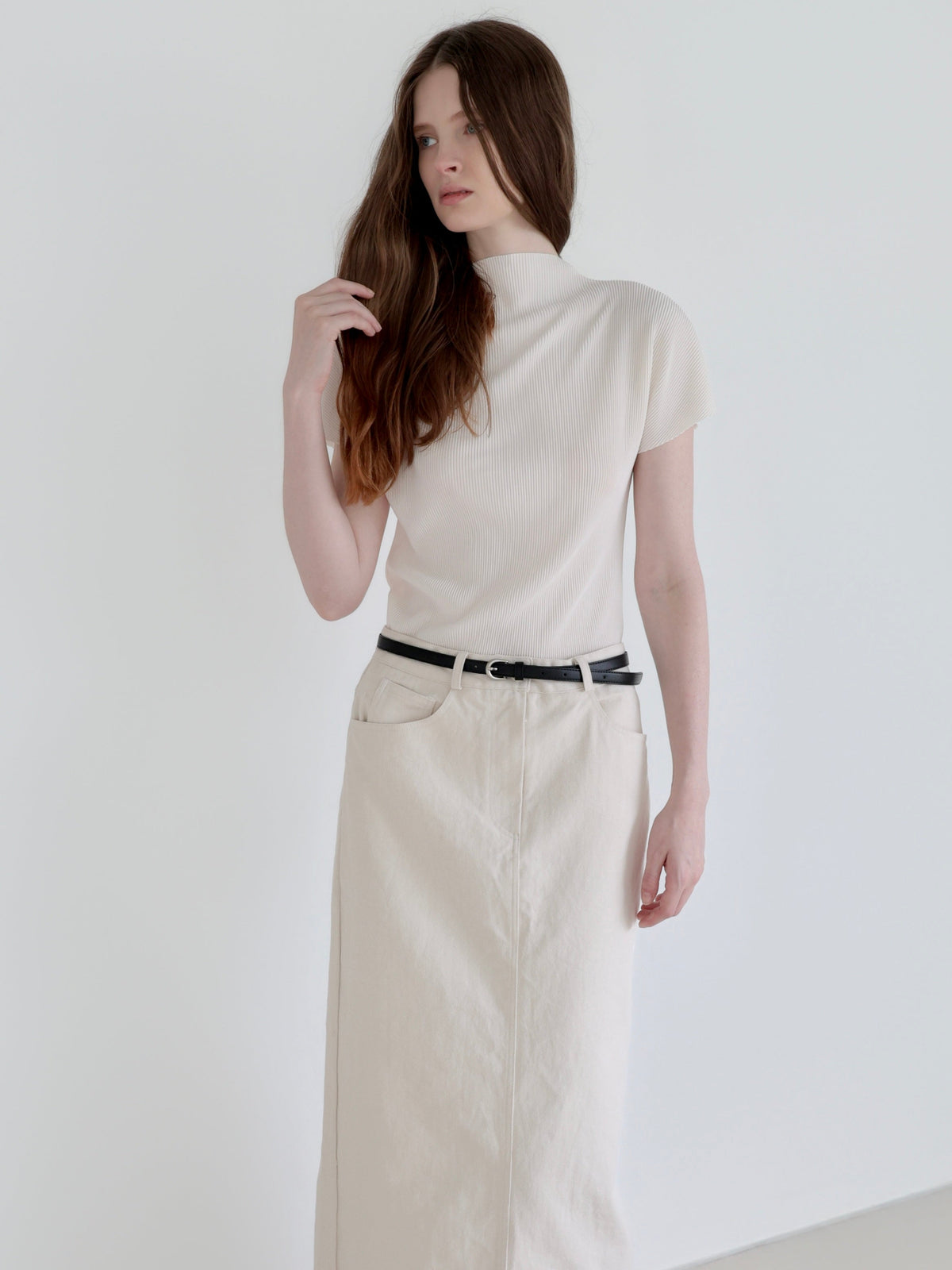 [NOWNS] Seine | Pleated Top