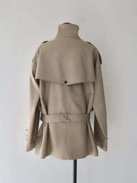 【AMOMMA】ISABELLA SHORT TRENCH COAT