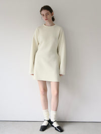 【SAMPLE SALE / miies miim】pullover mini one-piece