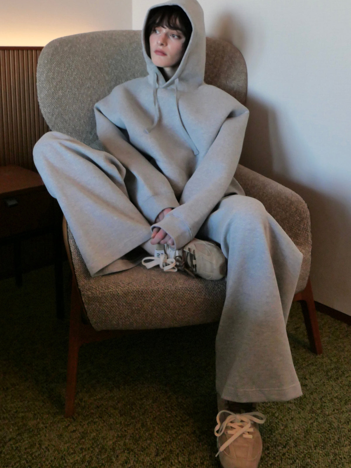 [ sample sale ] tuck sweat pants