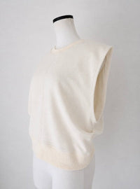 【SAMPLE SALE / célon】side tuck sweat top