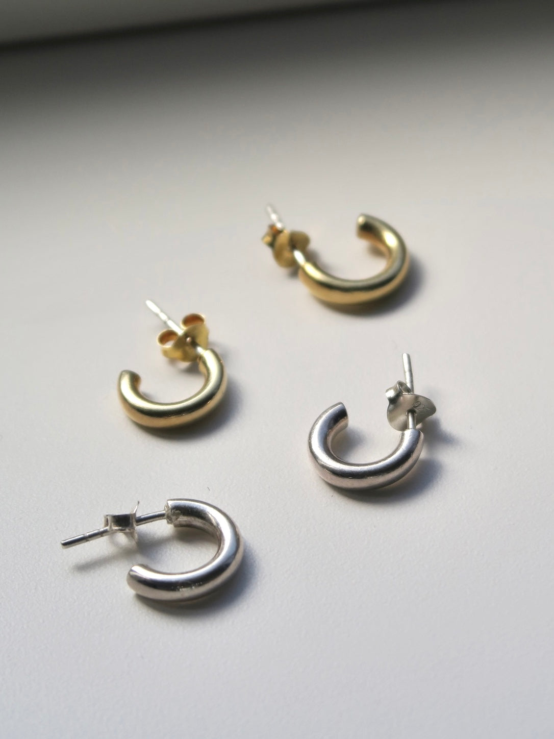 silver925 / simple hoop pierce