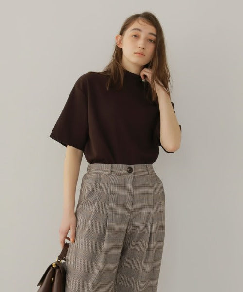 【SAMPLE SALE / KALENO】unisex mock neck tee
