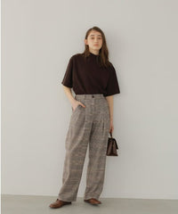 【SAMPLE SALE / KALENO】unisex mock neck tee