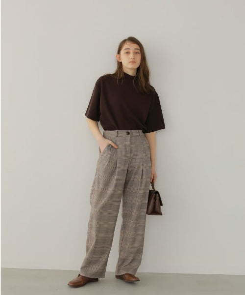 【SAMPLE SALE / KALENO】unisex mock neck tee