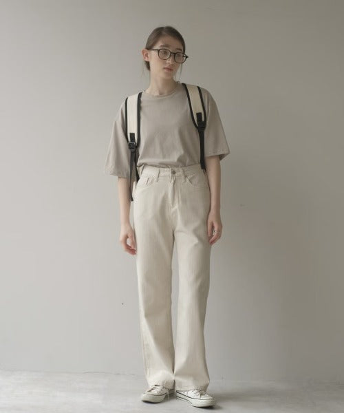 【SAMPLE SALE / KALENO】unisex / half border T
