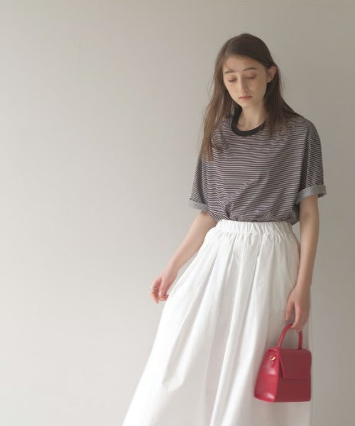 【SAMPLE SALE / KALENO】unisex / half border T