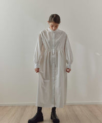 【SAMPLE SALE / KALENO】cotton gather shirt op