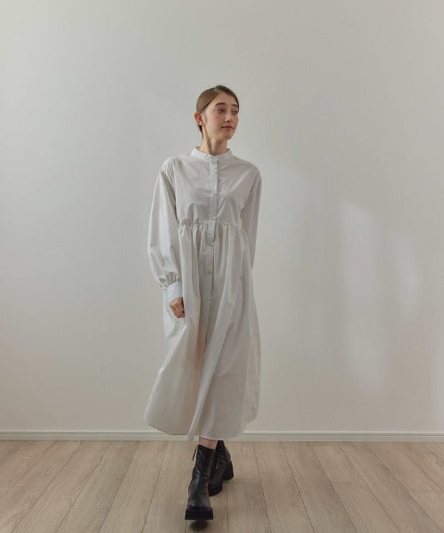 【SAMPLE SALE / KALENO】cotton gather shirt op