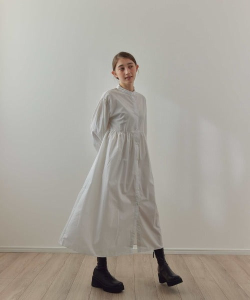 【SAMPLE SALE / KALENO】cotton gather shirt op