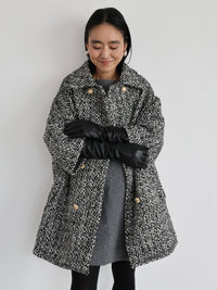 【AMOMMA】TOUCH SCREEN SHEEP LEATHER LONG GLOVES