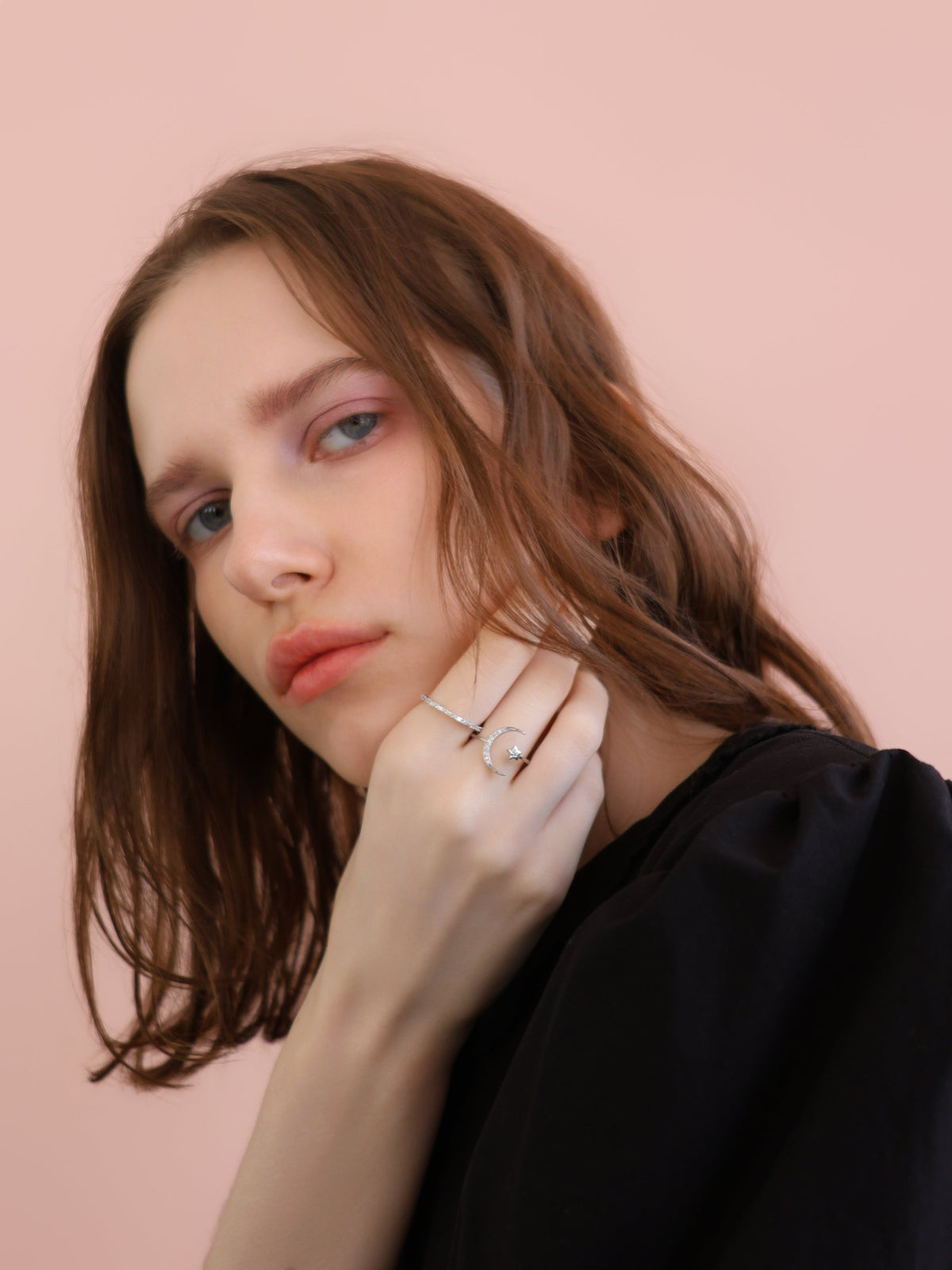 【SAMPLE SALE / swanë】moon star ring