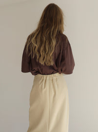 [ sample sale ] straight maxi skirt