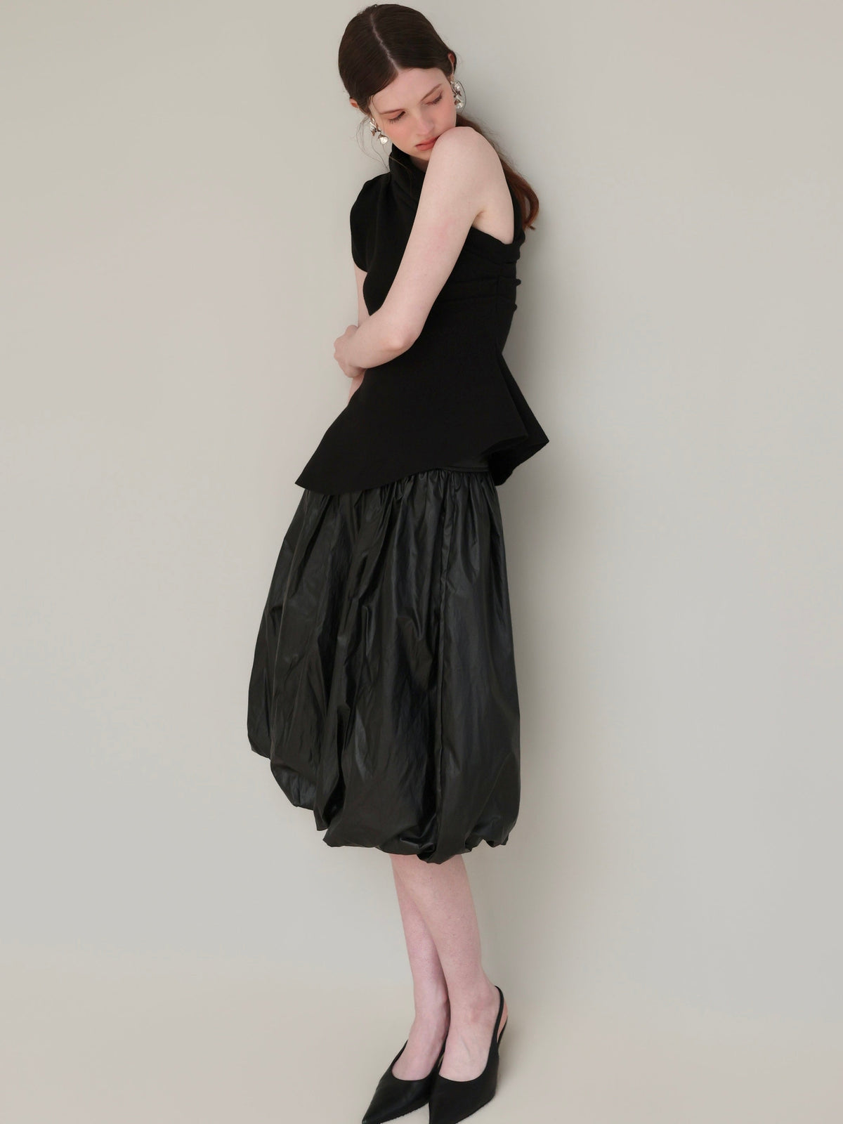 SHIMMER BALLOON SKIRT