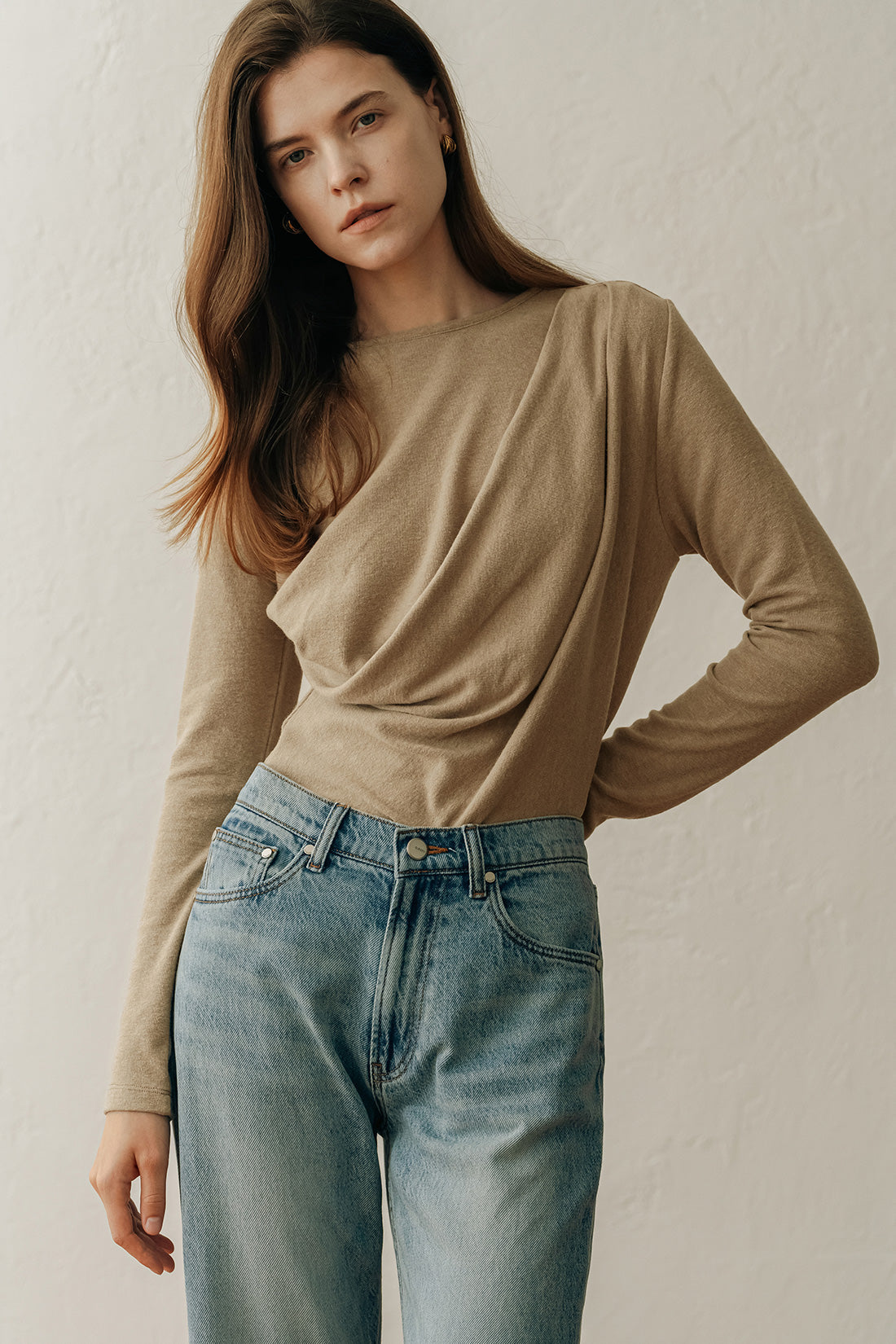 【ELBORN】Aveline shirring Top