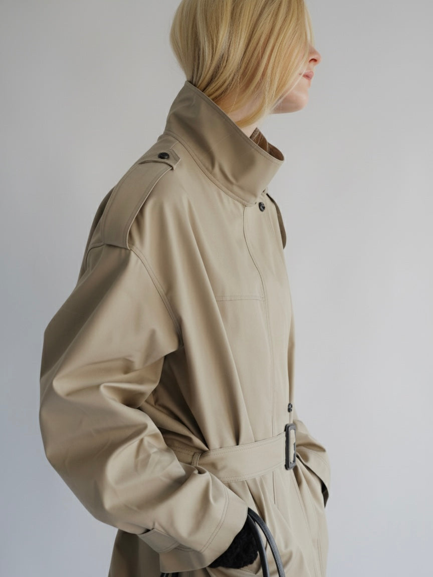 【AMOMMA】ISABELLA SHORT TRENCH COAT