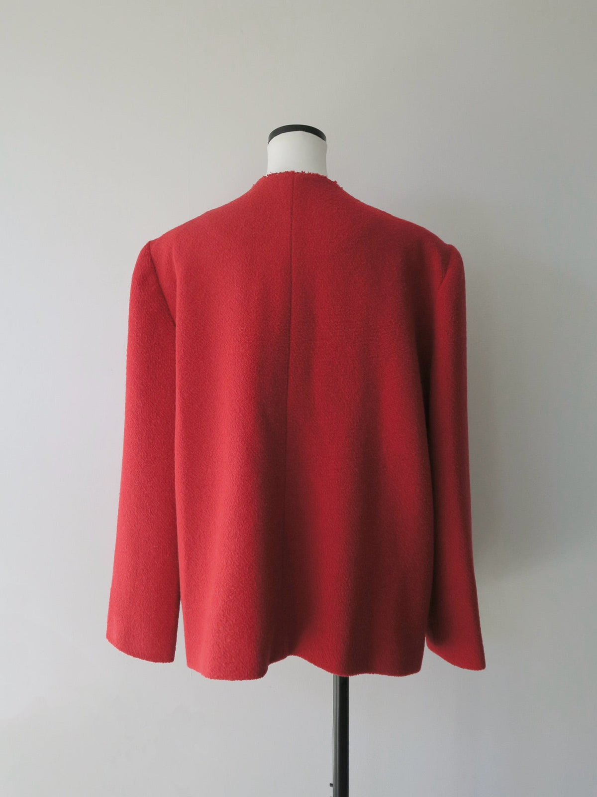 [ sample sale ] WOOL OVERSIZED TWEED JACKET