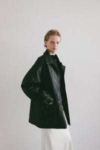 【NOWNS】Noa | Leather cargo jacket