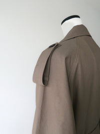 Moca long trench coat