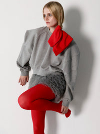 【AMOMMA】PUFF SLEEVE SWEAT - 起毛なし -