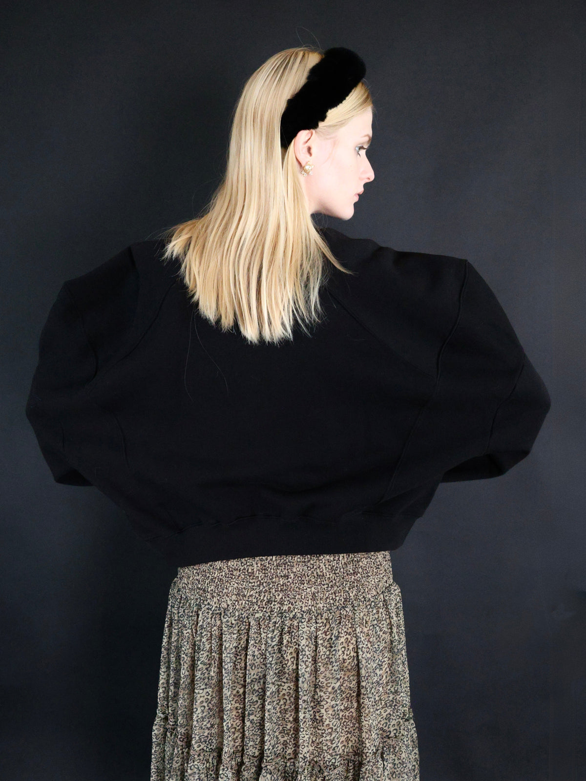 【AMOMMA】PUFF SLEEVE SWEAT - 起毛なし -