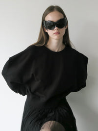 【AMOMMA】PUFF SLEEVE SWEAT - 裏起毛 -