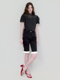 gather dot blouse