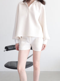 soft minimal sweat shorts