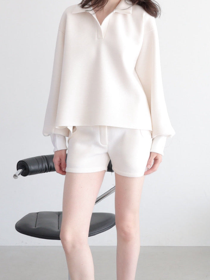 soft minimal sweat shorts