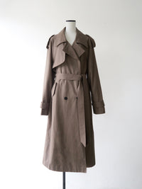 Moca long trench coat