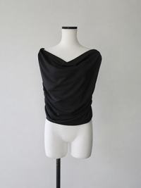 Fluid Draped Neck Top