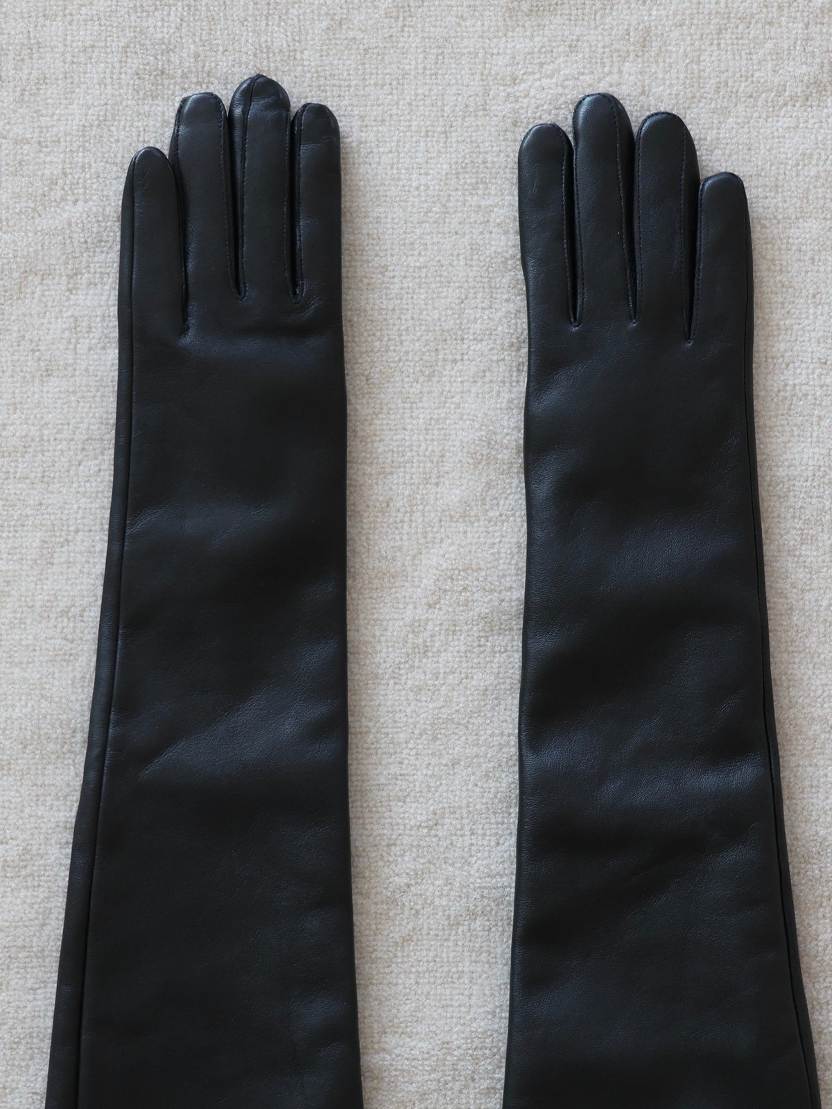 【AMOMMA】TOUCH SCREEN SHEEP LEATHER LONG GLOVES