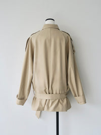 【SAMPLE SALE / célon】modern short trench coat