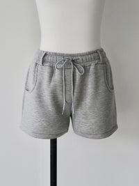 soft minimal sweat shorts