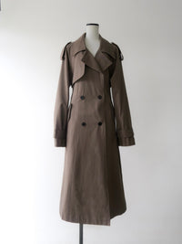 Moca long trench coat