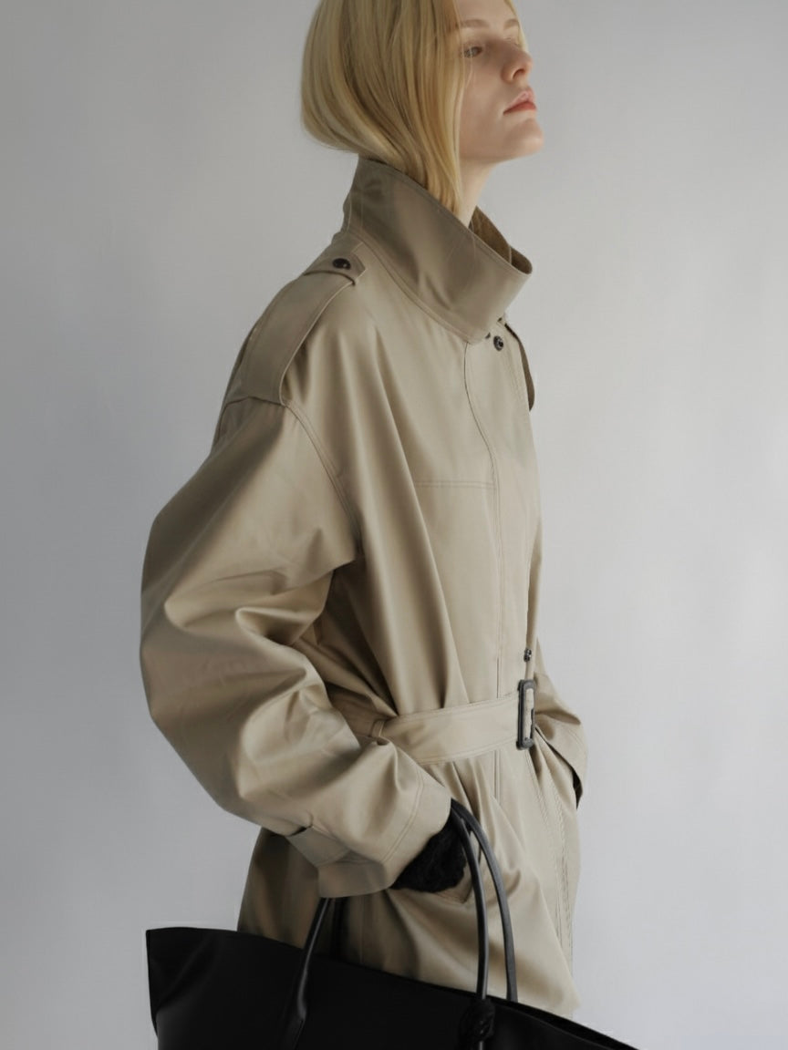 【AMOMMA】ISABELLA SHORT TRENCH COAT