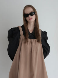 【AMOMMA】Long Sleeve Puff Blouse