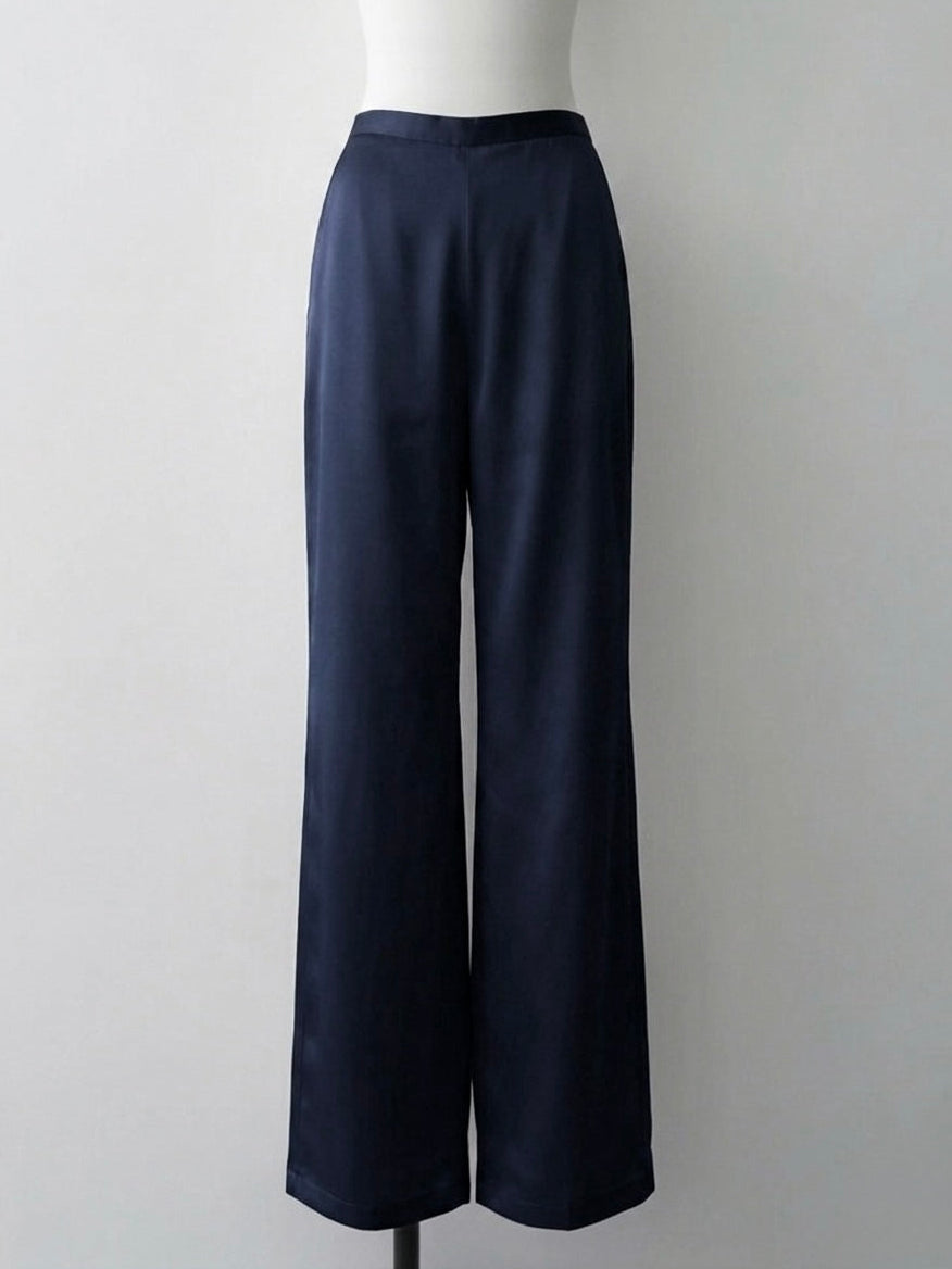 【NOWNS】Alma | Satin sleek pants