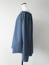 【SAMPLE SALE / AMOMMA】DENIM LIKE DRAWSTING OFF SHOULDER